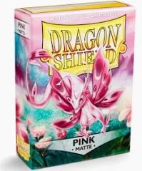 Dragon Shield Matte Sleeves - Pink (60-Pack) - Dragon Shield Card Sleeves - Standard